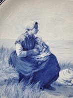 De Porceleyne Fles, Delft - Schotel - Delfts blauw, Antiek en Kunst