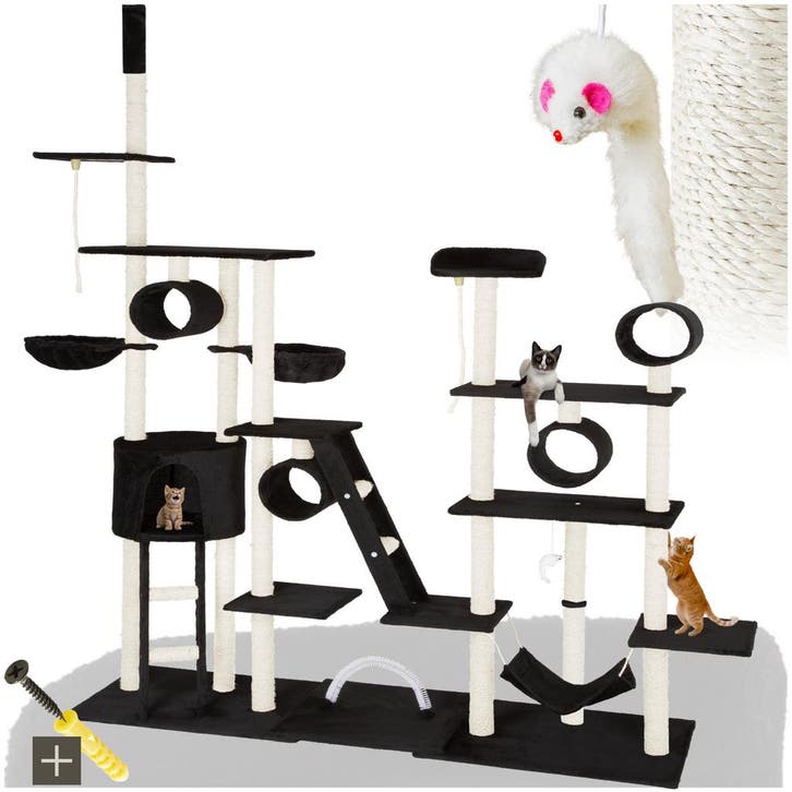 Krabpaal Snooky 261 cm - zwart, Dieren en Toebehoren, Katten-accessoires, Verzenden