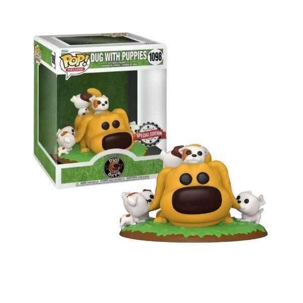 Funko Pop  Dug Days  Dug with Puppies  1098 Special Edition, Verzamelen, Poppetjes en Figuurtjes, Nieuw, Verzenden