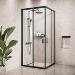 Douchecabine Dakota 90 x 90 x 190 cm Zwart Veiligheidsglas, Verzenden, Nieuw