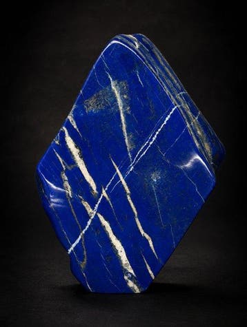 Lapis lazuli vrijvormobject - Beeldhouwkunst - Decoratie -