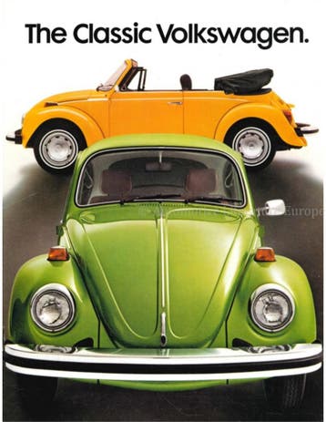 1977 VOLKSWAGEN KEVER BROCHURE ENGELS (USA), Nieuw