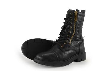 Cruyff Veterboots Meisjes in maat 32 Zwart, Verzenden, Jongen of Meisje, Schoenen, Zo goed als nieuw