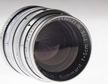 Leitz Summarit f=5cm 1:1,5 Prime lens