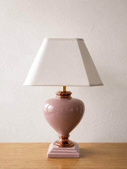 Lampe de table - Porcelaine - Lampe Louis Drimmer, Antiquités & Art, Art | Objets design