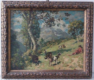 Armando Locatelli (1899-1953) - Pascolo Alpino
