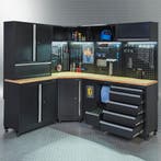 Datona Werkplaatsinrichting PREMIUM met eiken werkblad 410, Ophalen of Verzenden