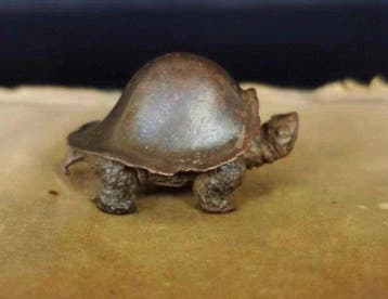 Decoratief ornament - Japanse bronzen schildpad