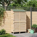 vidaXL Tuin Shed Naturel 106 x 56 x 176,5 cm Massief, Verzenden, Nieuw