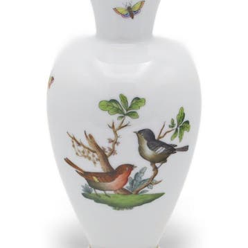 Herend - Vaas - Beenderporselein - Herend Rothschild Bird