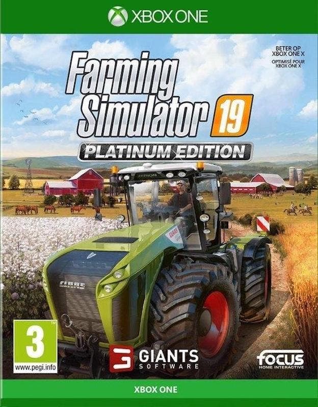 Farming Simulator 19 Platinum Edition (Xbox One Games), Games en Spelcomputers, Games | Xbox One, Zo goed als nieuw, Ophalen of Verzenden