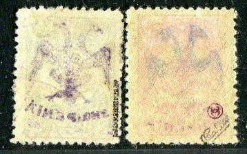 Albanië 1913 - Eerste uitgifte, Albanese arend, 20 pa rose,, Postzegels en Munten, Gestempeld