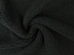 10 meter teddy bont - zwart - Bouclé stoffen, Verzenden, 120 cm of meer, Zwart, Polyester