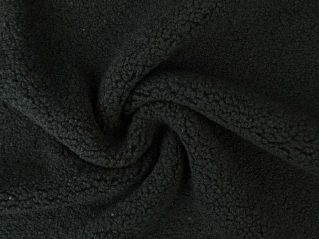 10 meter teddy bont - zwart - Bouclé stoffen, Hobby & Loisirs créatifs, Tissus & Chiffons, Envoi