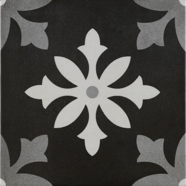 Vloertegel/Wandtegel Zwart 22,3x22,3cm (Muurtegels), Bricolage & Construction, Dalles & Carrelages, Enlèvement ou Envoi