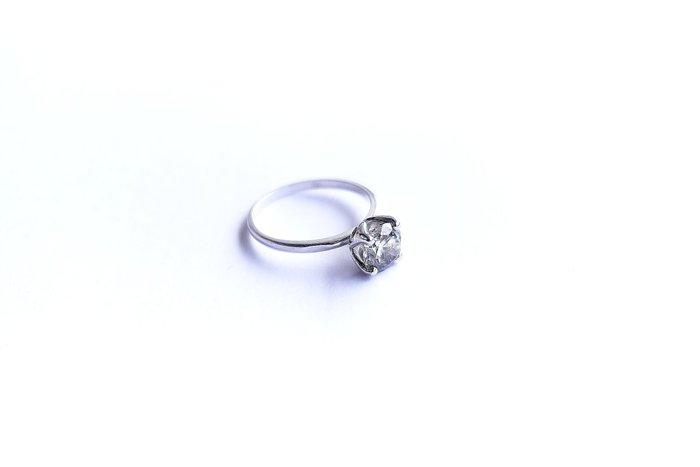 Ring - 14 karaat Witgoud - 1.52ct. tw. Diamant (Natuurlijk, Bijoux, Sacs & Beauté, Bagues