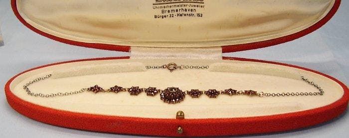 Zonder minimumprijs - Halsketting Zilver - 12.00ct. tw., Handtassen en Accessoires, Kettingen