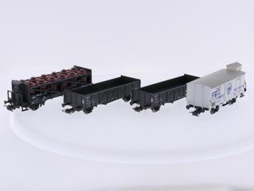 Schaal H0 Liliput 20740, 21614 en 2x 21640 set van 4 goed..., Hobby en Vrije tijd, Gebruikt, Gelijkstroom, Overige typen, Ophalen of Verzenden