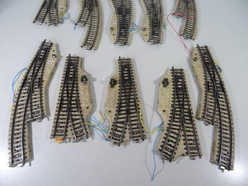 Märklin H0 - Treinset (10) - 10 wissels op spoor M, Hobby en Vrije tijd, Nieuw