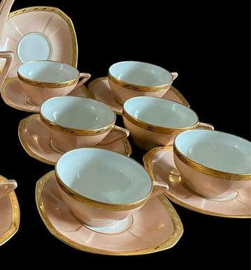 Limoges - Service à thé (26) - Porcelaine