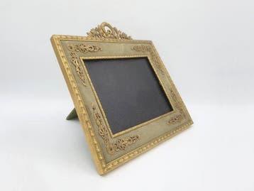 Cadre photo - Laiton doré - Style Louis XVI
