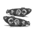 PHARES PEUGEOT 206 98-08 ANGEL EYES CCFLFOND NOIR H4 OEM, Verzenden, Nieuw