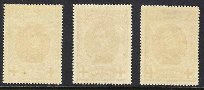 België 1915 - De reeks Rood Kruis Albert I , alle met, Postzegels en Munten, Postzegels | Europa | België