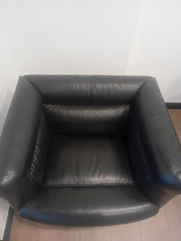 Poltrona Frau - Marco Zanuso - Fauteuil - Intermède - Cuir