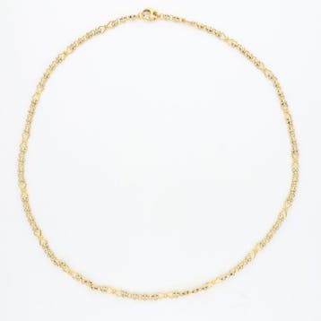 Chaîne - 18 carats Or jaune, Or blanc