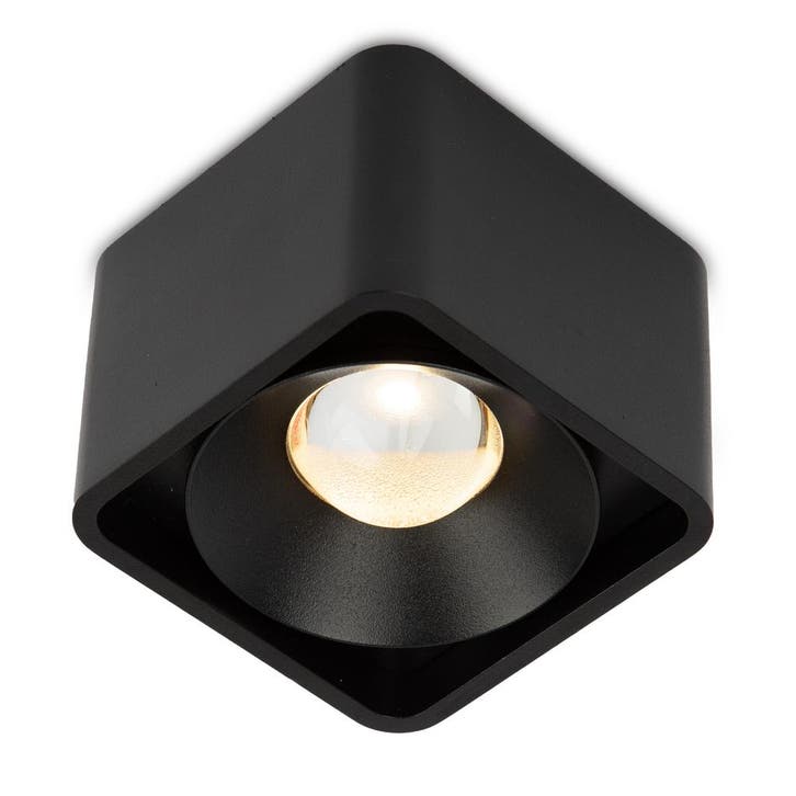 Spots opbouw Lars Opbouwspot Zwart Binnenverlichting, Huis en Inrichting, Lampen | Overige, Modern, Nieuw, Verzenden