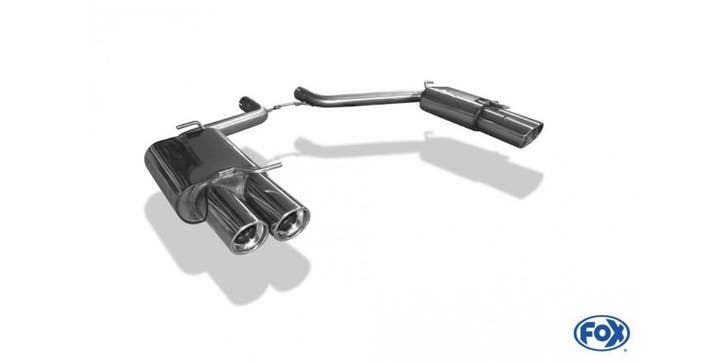 FOX Chrysler 300C 3.0l CRD einddemper rechts/links - 2x100 t, Autos : Pièces & Accessoires, Systèmes d'échappement, Envoi