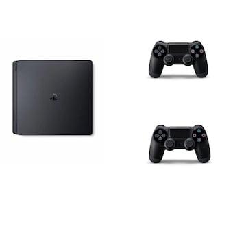 Playstation 4 500GB Slim + 2 Nieuwe Controllers (Third Pa..., Games en Spelcomputers, Spelcomputers | Sony PlayStation 4, Nieuw