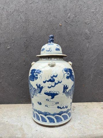 dekselvaas - Porselein - China - Lidded vase (Zonder