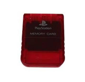 Sony PS1 1MB Memory Card Transparant Rood (PS1 Accessoires), Consoles de jeu & Jeux vidéo, Consoles de jeu | Sony PlayStation 1