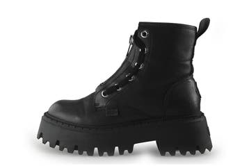 Buffalo Veterboots in maat 39 Zwart, Kleding | Dames, Verzenden, Zwart, Overige typen, Zo goed als nieuw
