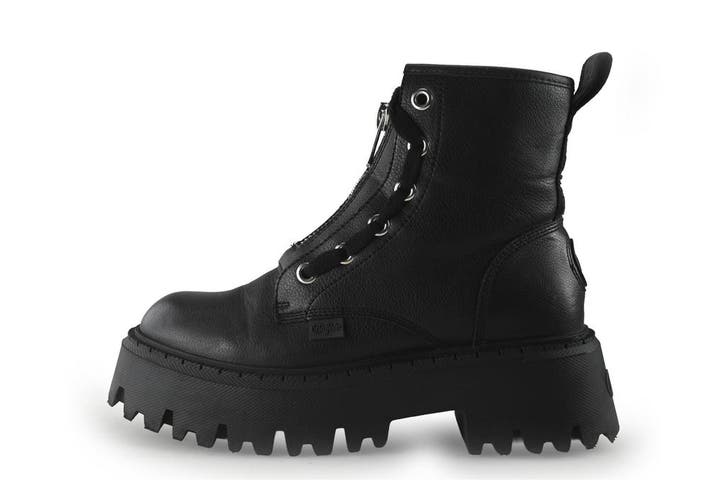 Buffalo Veterboots in maat 39 Zwart, Kleding | Dames, Schoenen, Zwart, Zo goed als nieuw, Overige typen, Verzenden