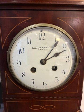 Pendule - Ollivant & Botsford, Manchester - Hout, Metaal,