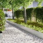 vidaXL Grasafscherming 50 pcs Zilver 100 x 0,05 x 30 cm, Tuin en Terras, Bielzen en Borduren, Verzenden, Nieuw
