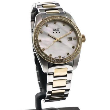 RSW - Swiss Made Diamond Watch - RSWL143-SG-DD-7 - Zonder, Nieuw