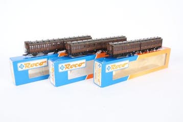 Roco H0 - 44499 - Modeltrein personenwagen (3) - Dubbele
