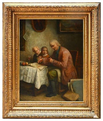 Alphonse van der Eycken (1817–1891), Toegeschreven aan - The, Antiek en Kunst