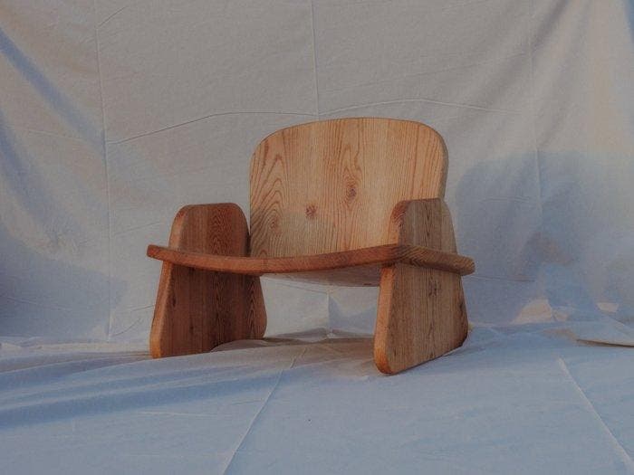 Marco Calhau - Fauteuil - Massief hout van Amerikaans eiken, Antiek en Kunst, Kunst | Designobjecten