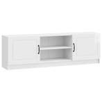 vidaXL TV Kast Hoogglans Wit 150 x 31 x 47 cm Bewerkt hout, Verzenden