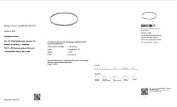 Sans prix de réserve - Bracelet de tennis - 14 carats Or