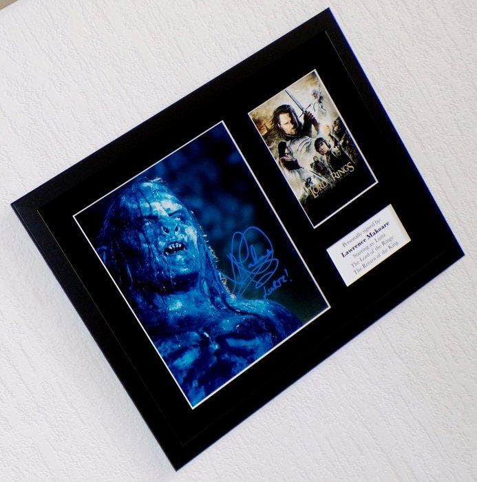 Lord of the Rings - Lawrence Makoare (Lurtz) Premium Framed,, Verzamelen, Film en Tv
