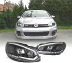 PHARES VOLKSWAGEN VW GOLF 6 08-12 TUBE LIGHT FOND NOIR, Verzenden