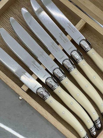 Laguiole - Couteau de table (6) - Actiforge France ensemble