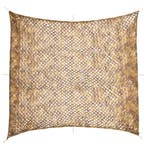 vidaXL Camouflagenet met opbergzak 416x402 cm zandkleurig, Verzenden, Nieuw