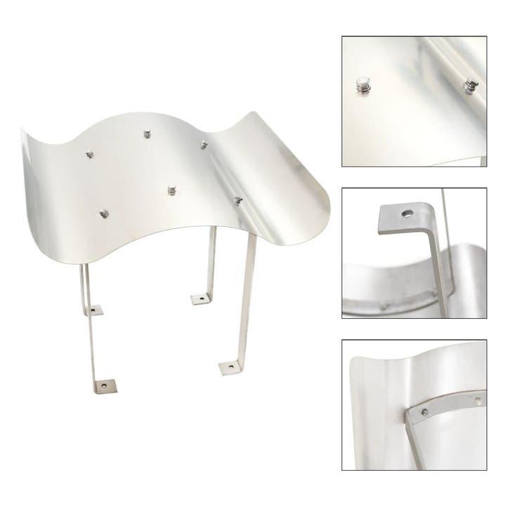 vidaXL Schoorsteenkap roestvrij staal 70 x 70 x 37 cm, Huis en Inrichting, Kachels, Nieuw, Verzenden