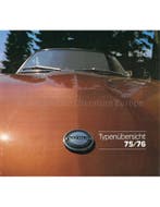 1975 DATSUN PROGRAMMA BROCHURE DUITS, Nieuw